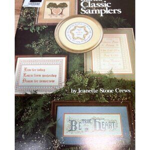 Charted Classic Samplers By Jeanette Stone Crews Leaflet 161